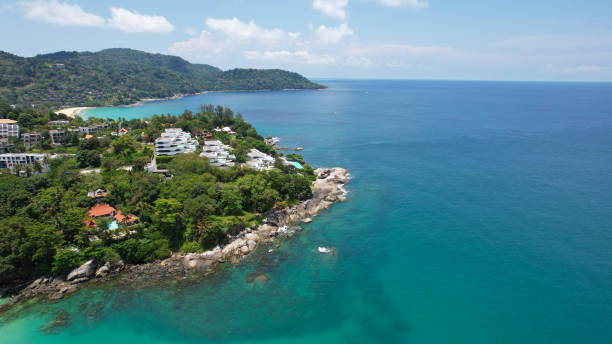 istock Clear water with a rocky Kata beach. 1399344467