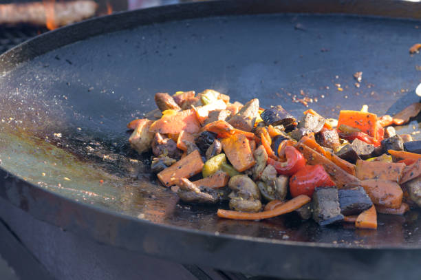 istock Roasted vegetables in a frying pan 1399350306
