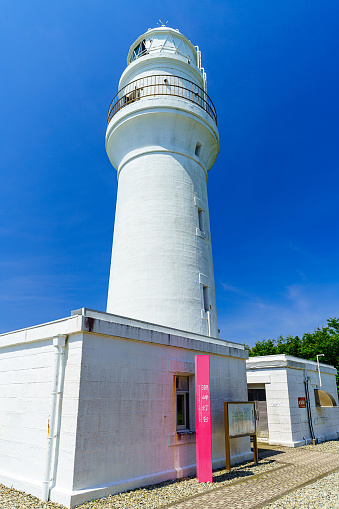 Wakayama Prefecture, Japan coastline at Shiono-misaki lighthouse