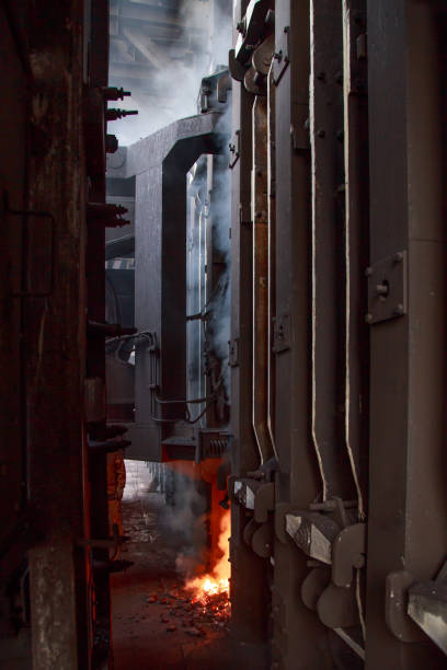 istock Coke oven battery on steel mill. 1399360898