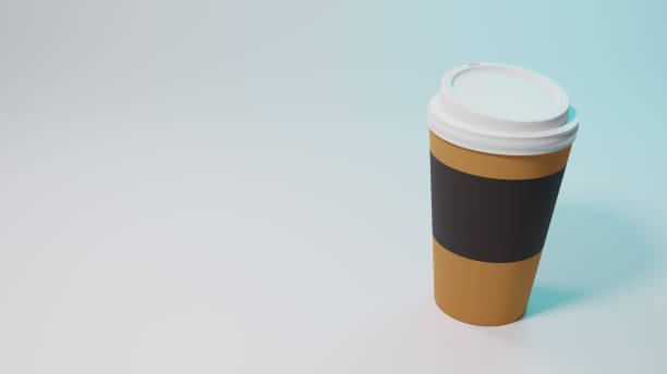 istock Realistic Paper Cup with drink tea, coffee, spray, splashing fluid coke. Mock up for your design. 3d isolated objects on white background. Black, brown and white. Illustration 1399361031
