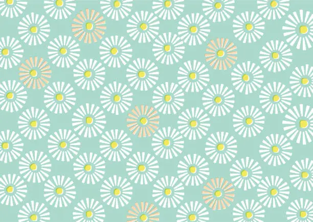 Vector illustration of Floral pattern