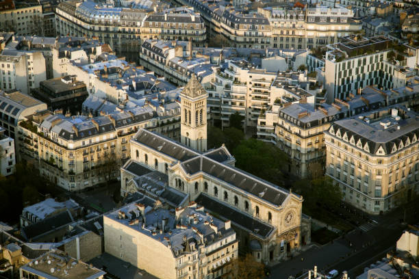 Notre-Dame-des-Champs church in Paris, France.