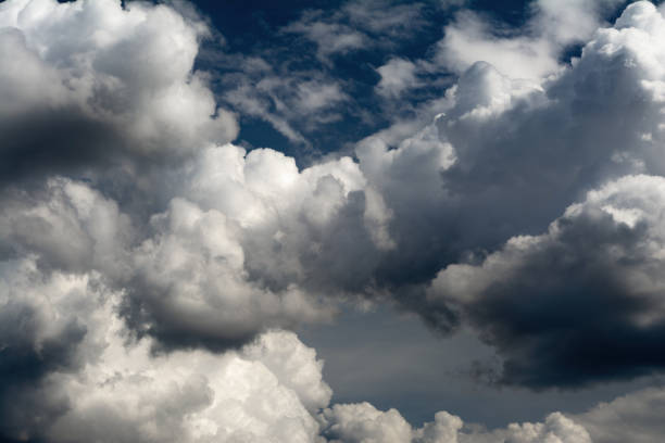 istock blue sky with cumulus wadden clouds 1399364181
