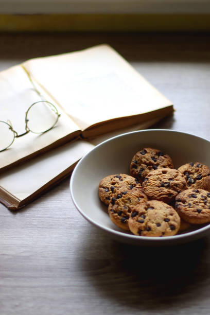 istock Chocolate Chip Cookies, Books and Reading Glasses 1399364244