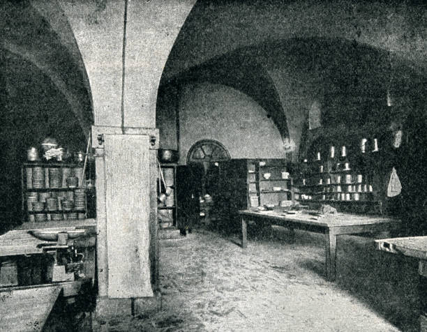 istock Mansion House The Kitchens in Victorian Era 19th Century 1399365024