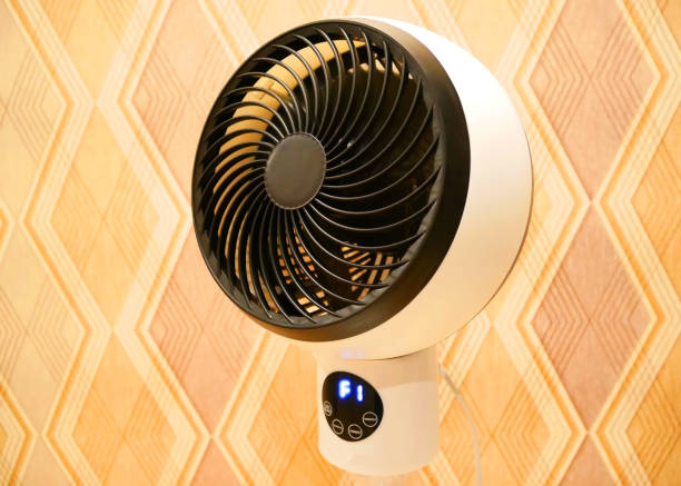 istock Outdoor fan in the home interior. 1399367569