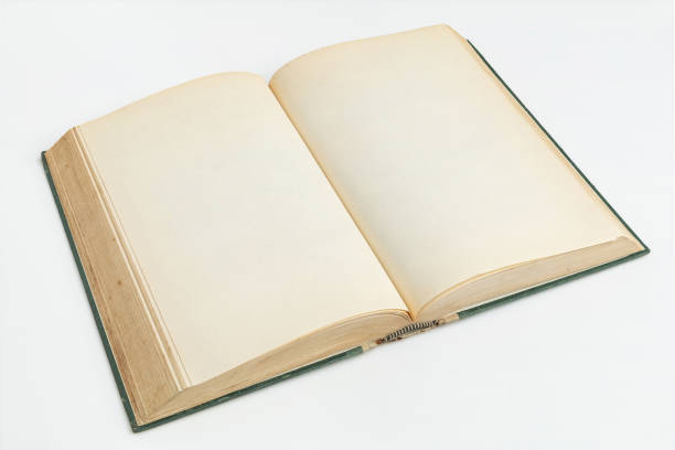 istock open old book on white background for mockup blank template 1399370769