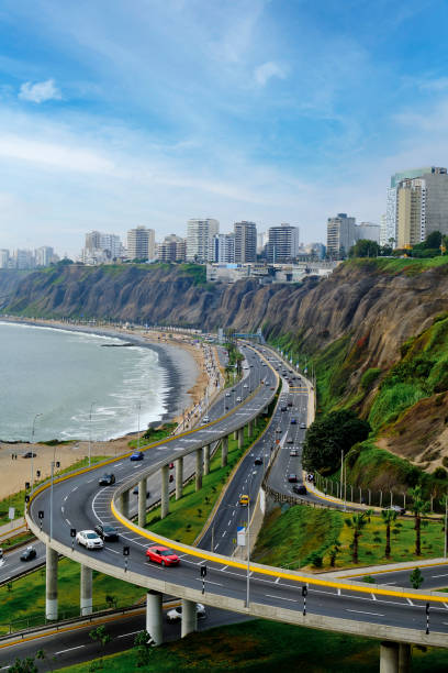 istock Highway by the ocean in Lima, Peru. 1399372444