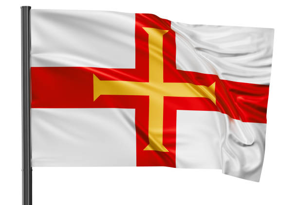 istock Guernsey national flag 1399375292