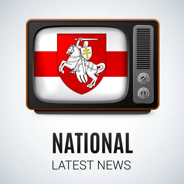 Vector illustration of National Television