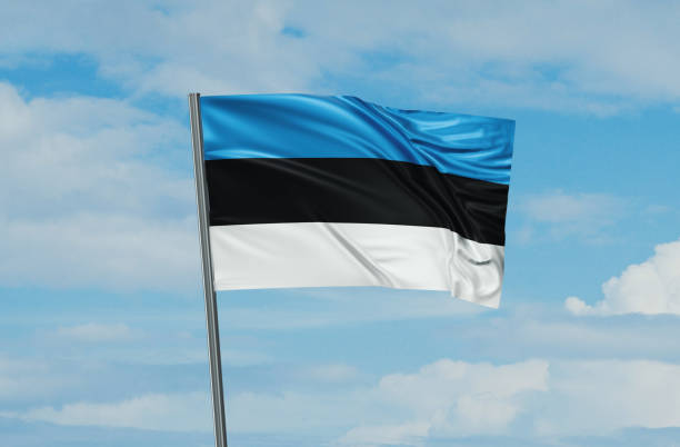 istock Estonia national flag 1399381669