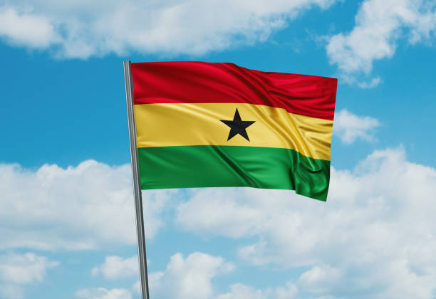istock Ghana national flag 1399381690