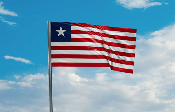 istock Liberia national flag 1399381725