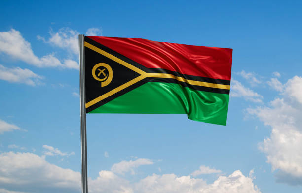 istock Vanuatu national flag 1399381919