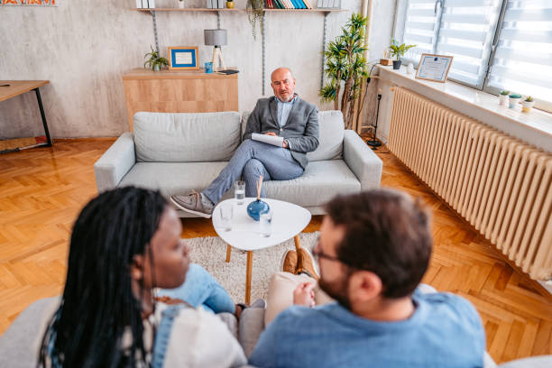 istock Young Couple Going To Marriage Counseling 1399400028