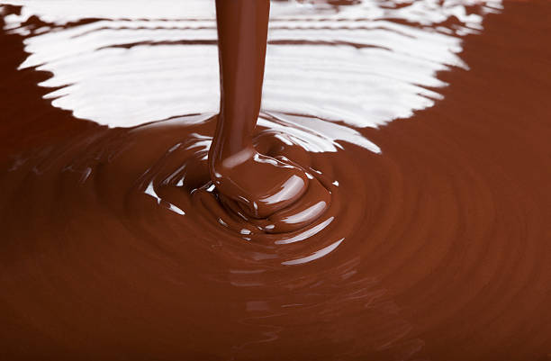 istock Ribbons of chocolate being poured. 139940028