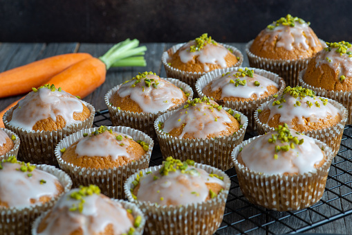 food, carrot muffins, healthy snack, vegetables