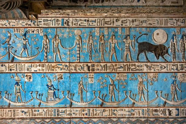 istock Hieroglyphic carvings in ancient egyptian temple 1399402580