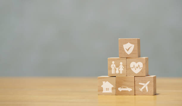 istock insurance concept with icons on virtual screen 1399402919