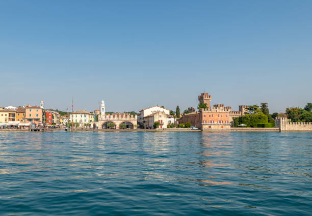 Waterfront town of Lazise on Lake Garda