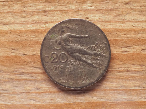 istock 20 cent coin obverse showing woman representing freedom, currenc 1399409366