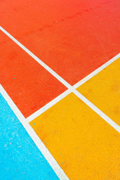 istock Lines on playing field. Copy space. Sport texture and background 1399414094