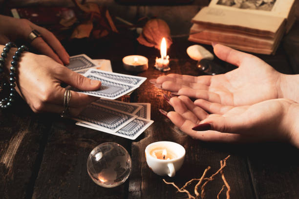 istock tarot fortune teller, magic and the occult, occult sciences, divination and predictions 1399419603