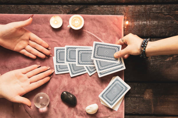istock tarot fortune teller, magic and the occult, occult sciences, divination and predictions 1399419621
