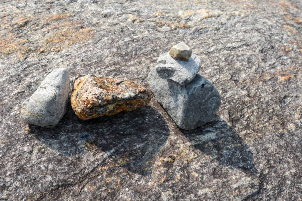 istock Rock landscape and rock Granite bedrock 1399421081