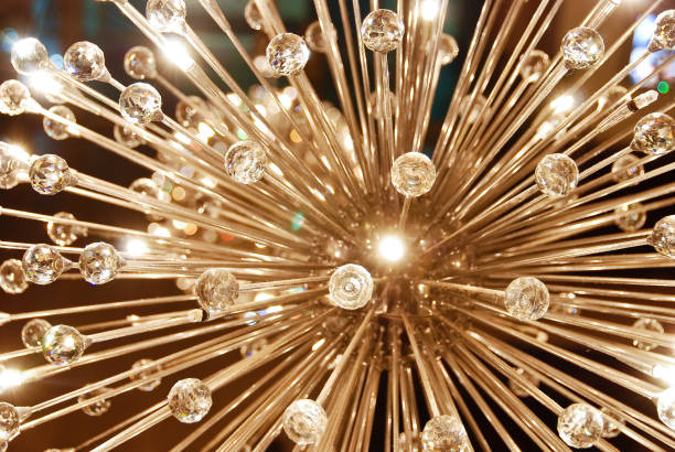 istock shiny ceiling chandelier in the shape of dandelion 1399421132