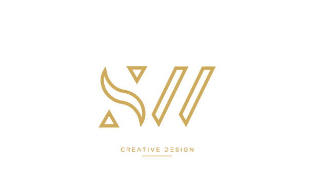 S And W Logo Illustrations, Royalty-Free Vector Graphics & Clip Art ...