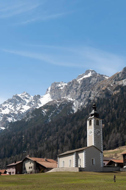 istock Catholic church in Sufers in Switzerland 1399426146