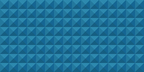 Abstract panoramic web background blue squares - Vector illustration