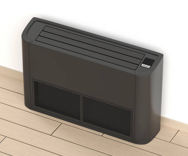 istock Black floor mounted air conditioner 1399427153
