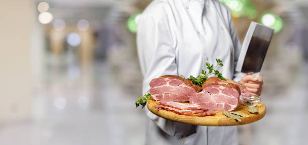 istock The concept of cooking cold smoked ham. 1399430243