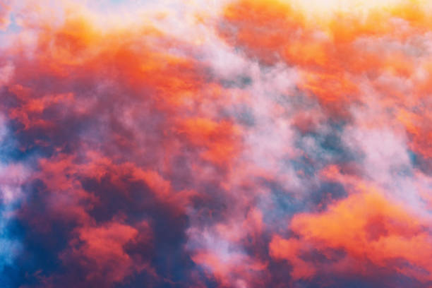 istock Amazing cloudscape on the sky at sunset time. 1399431514