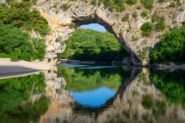 istock View of famous arch at Vallon-Pont-d'Arc 1399434425