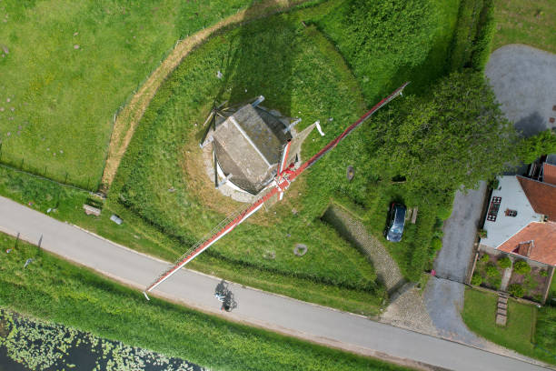 istock Windmill ‘Schellemolen’ in Damme from above 1399441385
