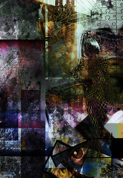 istock Mystery woman. Modern art 1399441637