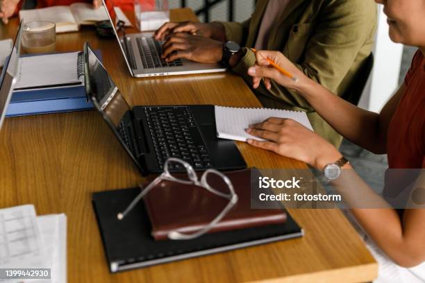 Cut Out Shot Of Businesswoman Gesturing While Sharing Her Ideas During A Meeting Stock Photo - Download Image Now