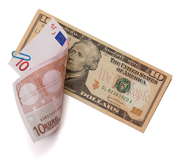 istock Euro and dollar banknotes money 139944356
