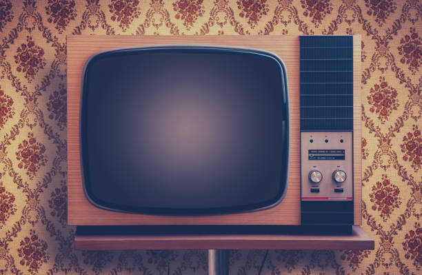 istock Retro TV And Wallpaper 1399452557