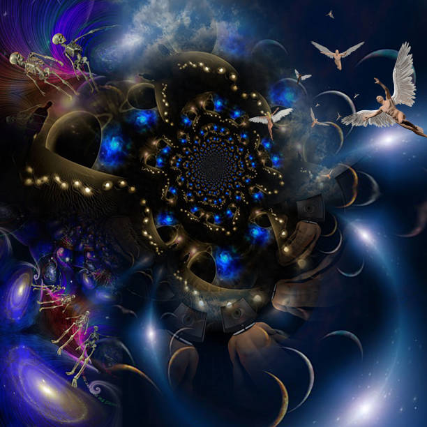istock Angels in vortex of eternity 1399455753