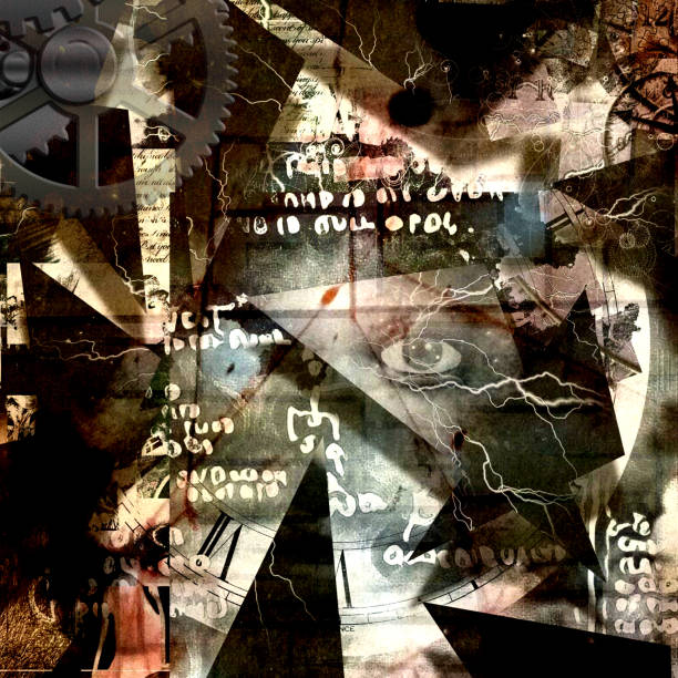 istock Surreal art. Shards of reality 1399455786