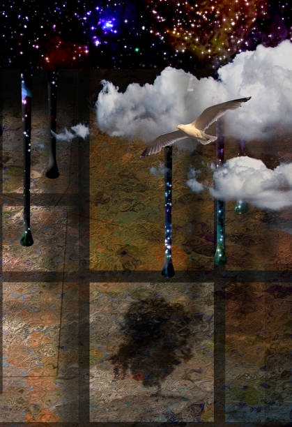 istock Seagul in abstract landscape 1399455845