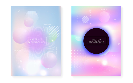 Digital Shape. Trendy Dots. Abstract Background. Shiny Futuristic Magazine. Violet Light Presentation.  Flyer. Modern Texture. Round Banner. Blue Digital Shape