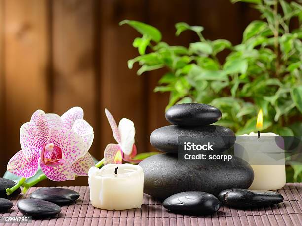 Spa Stock Photo - Download Image Now - Balance, Black Color, Blossom