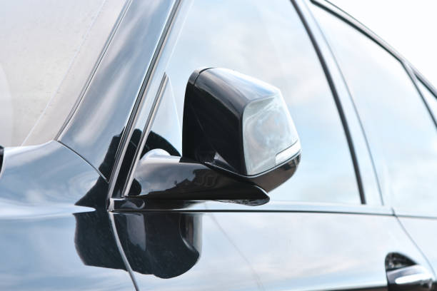 istock The side mirrors are foldable and electrically adjustable and includes turn signal lights 1399482285