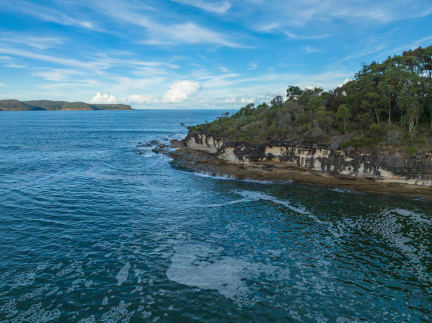 istock Aerial afternoon seascape with scattered high cloud 1399483382